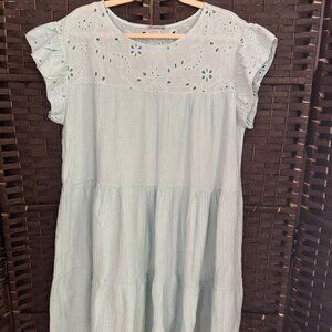 MINT Eyelet Lace Dress
